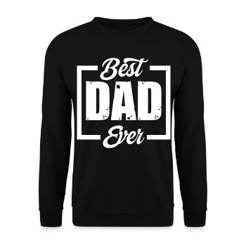 La meilleure fille fière de papa de tous les temps - Sweat-shirt Unisexe - noir - Devant - Alina (178cm) & Michal (187cm)