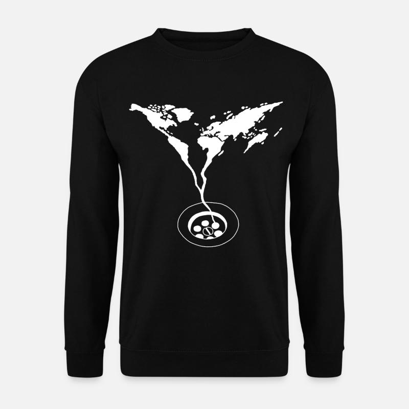 La fin du monde (blanc) - Sweat-shirt Unisexe - noir