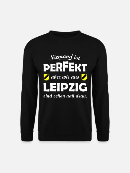 Leipzig nah am Perfekt - Unisex Pullover - Schwarz