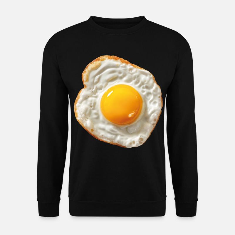 Spiegelei - Unisex Pullover - Schwarz