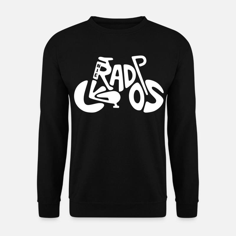 Funny Bicycle Sayings - Never Wheelless - Unisex Sweatshirt - black