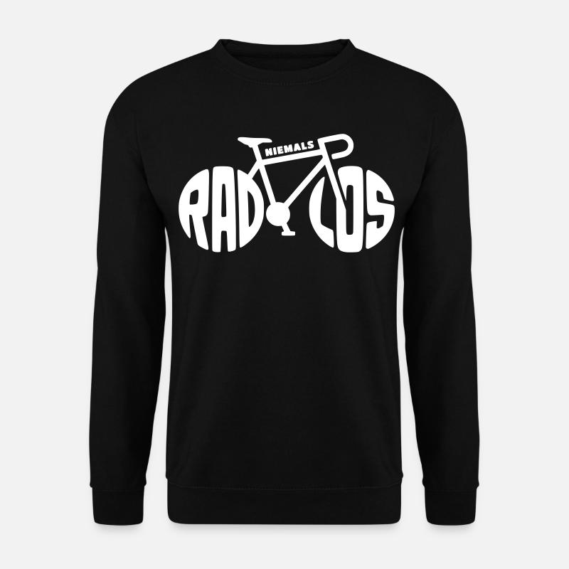 Bicycle - Never Wheelless - Unisex Sweatshirt - black