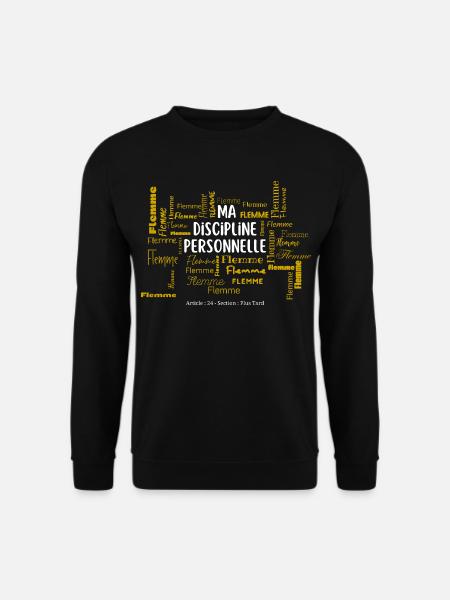 MA DISCIPLINE PERSONNELLE - Sweat-shirt Unisexe - noir