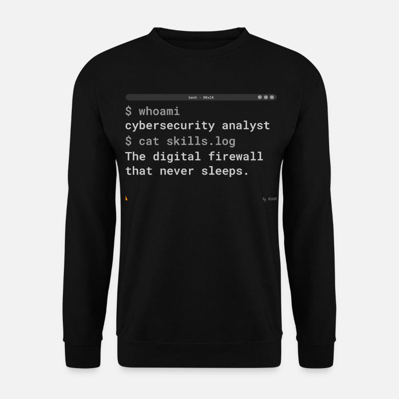 Cybersecurity Analyst Terminal - IT Gift - Unisex Sweatshirt - black