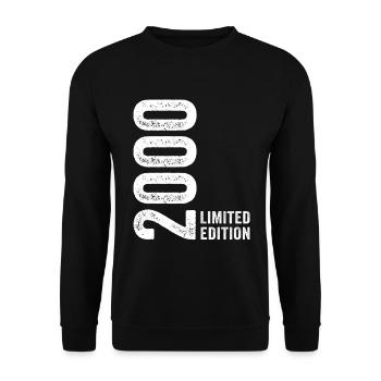 2000 Édition Limitée 26 ans anniversaire - Sweat-shirt Unisexe - noir - Devant - Alina (178cm) & Michal (187cm)
