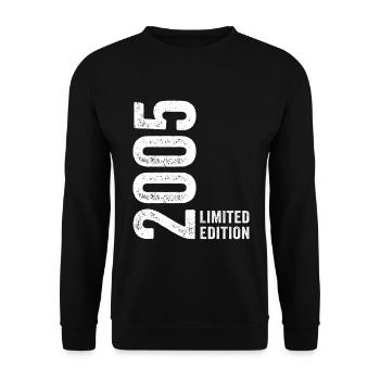 2005 Limited Edition 21 Jahre Jubiläum - Unisex Pullover - Schwarz - Vorne - Alina (178cm) & Michal (187cm)