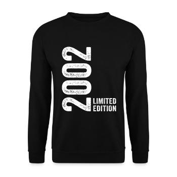 2002 Limited Edition 24 Years Anniversary - Unisex Sweatshirt - black - Front - Alina (178cm) & Michal (187cm)