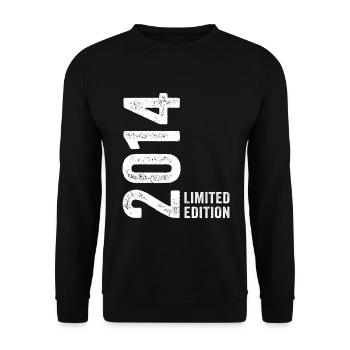2014 12-Jahres-Jubiläum Limited Edition - Unisex Pullover - Schwarz - Vorne - Alina (178cm) & Michal (187cm)