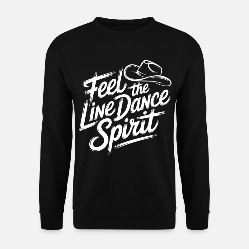 LineDance Spirit Motif - Unisex Sweatshirt - black