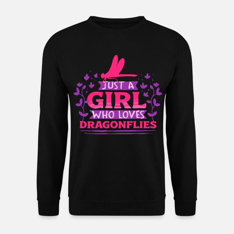 Libellules - Sweat-shirt Unisexe - noir