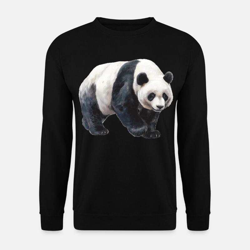 Panda - Unisex Sweatshirt - black