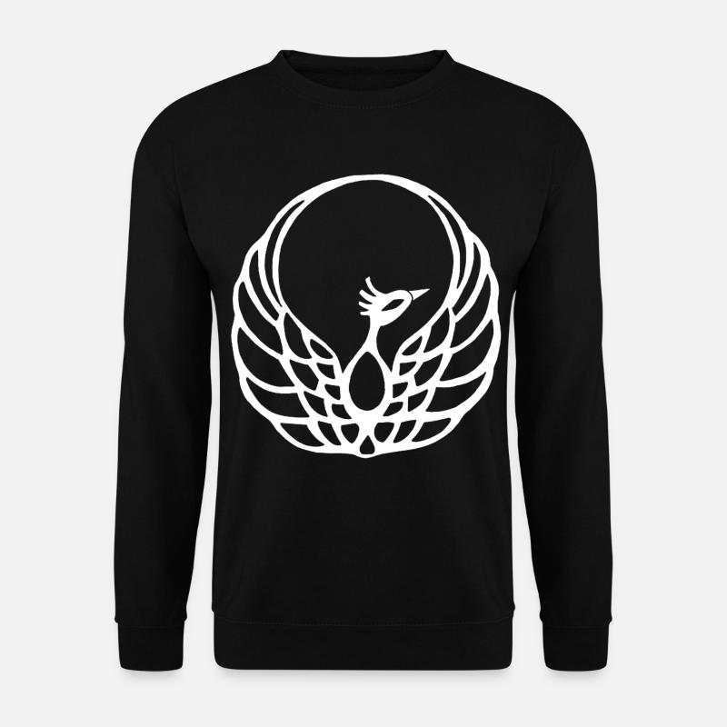 White Phoenix - Unisex Sweatshirt - black