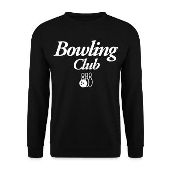 Bowling Club - Sweat-shirt Unisexe - noir - Devant - Alina (178cm) & Michal (187cm)