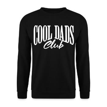 Cool Dads Club - Unisex Pullover - Schwarz - Vorne - Alina (178cm) & Michal (187cm)