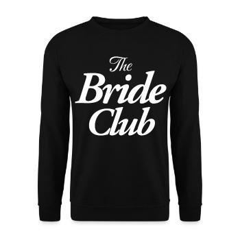 The Bride Club - Unisex Pullover - Schwarz - Vorne - Alina (178cm) & Michal (187cm)