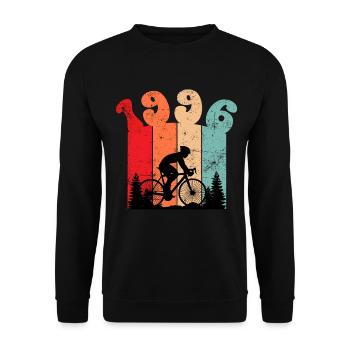 Vintage 1996 - Unisex Pullover - Schwarz - Vorne - Alina (178cm) & Michal (187cm)
