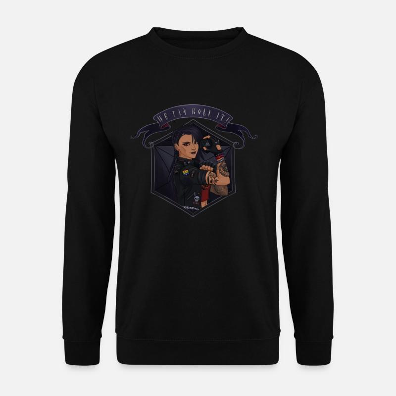 We can ROLL it! Tanned - Unisex Sweatshirt - black