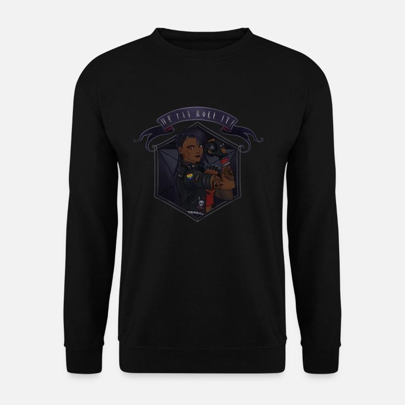 We can roll it ! Black - Sweat-shirt Unisexe - noir