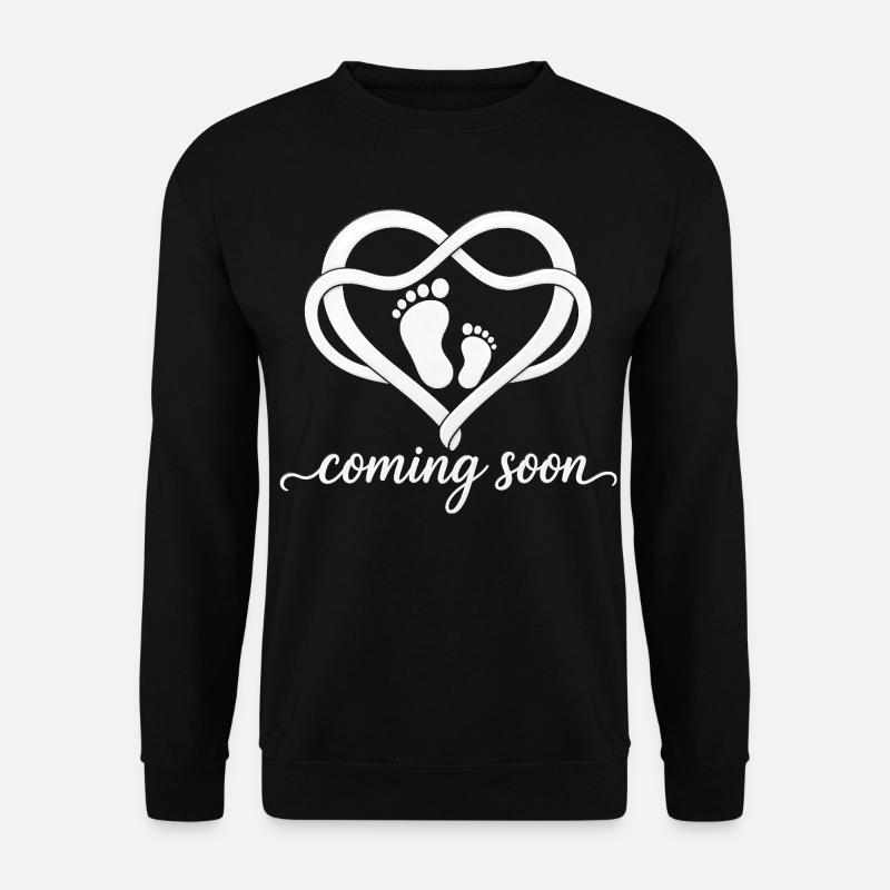 baby coming soon 2026 - Unisex Pullover - Schwarz