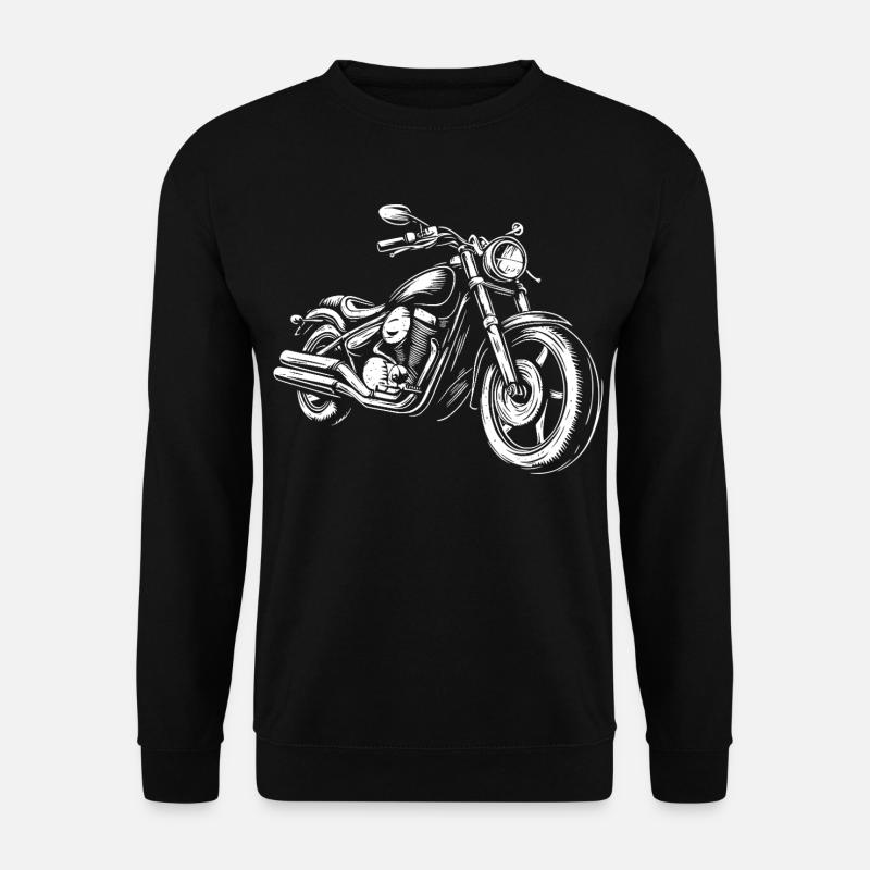 Motorrad Motorradfaher - Unisex Pullover - Schwarz