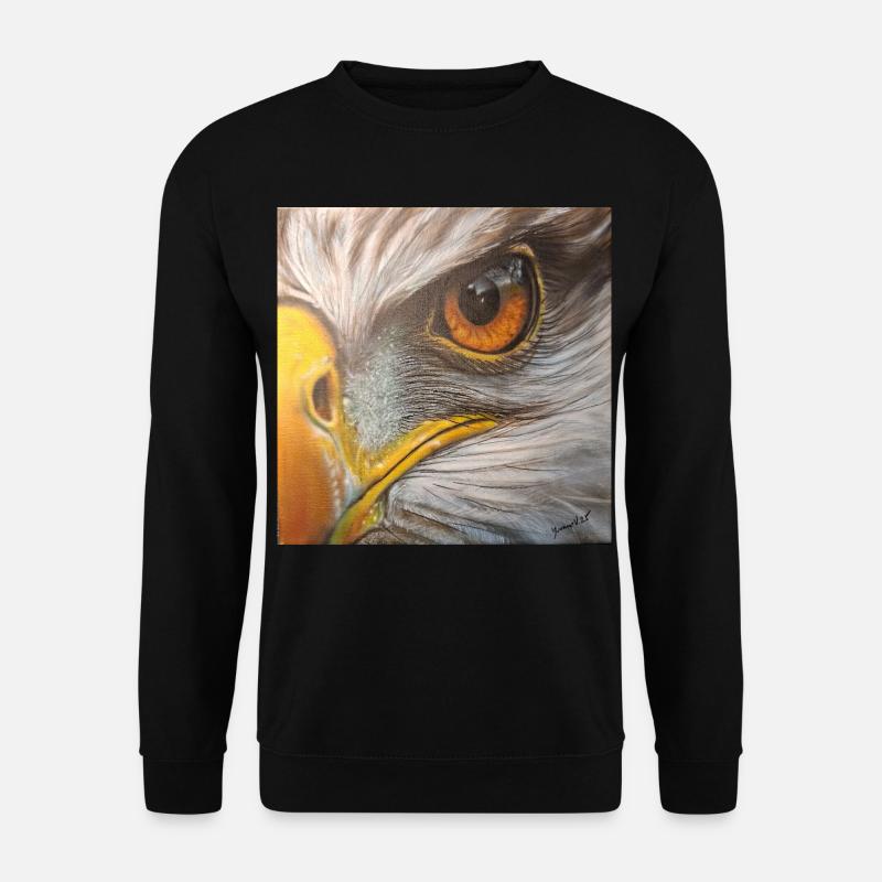 Œil d’aigle - Sweat-shirt Unisexe - noir