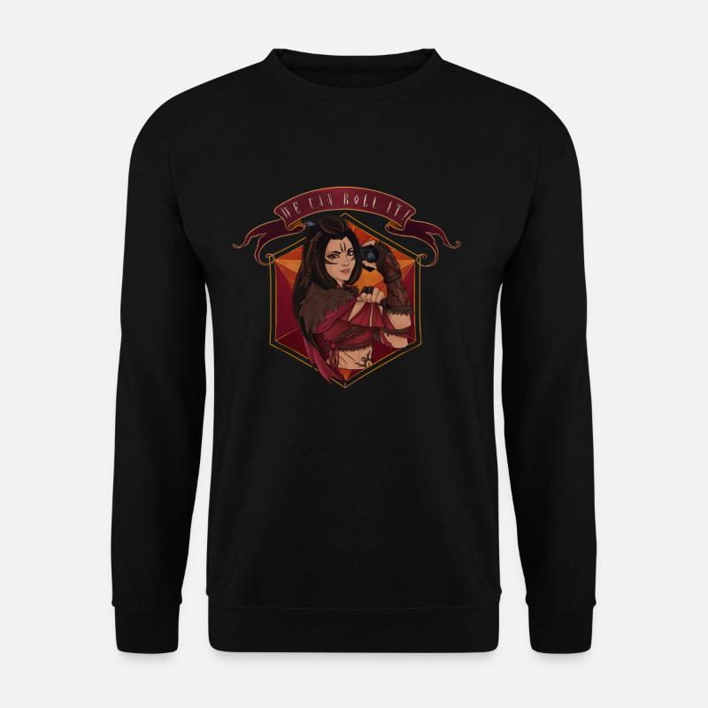 We can roll it! - Druid - Unisex Sweatshirt - black