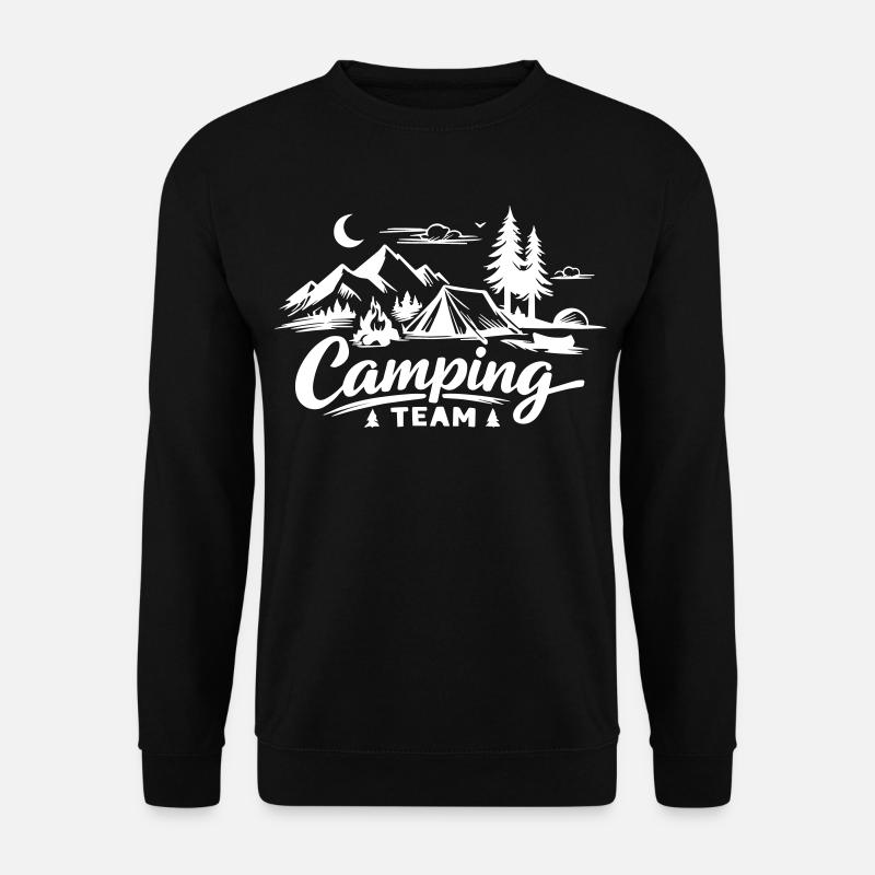 Camping Team - Unisex Sweatshirt - black
