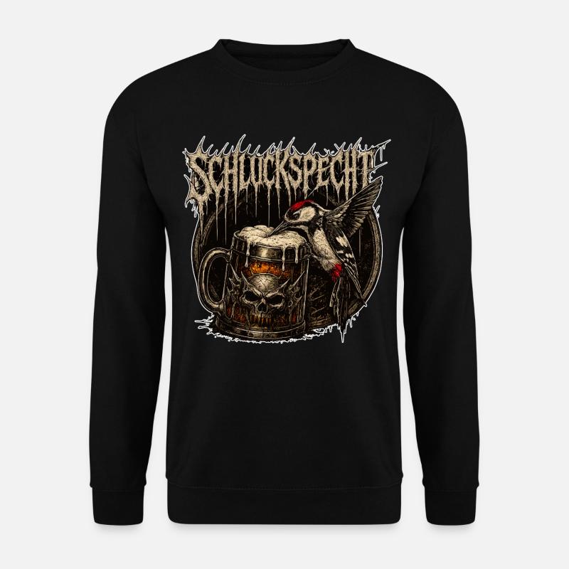 Schluckspecht - Unisex Pullover - Schwarz