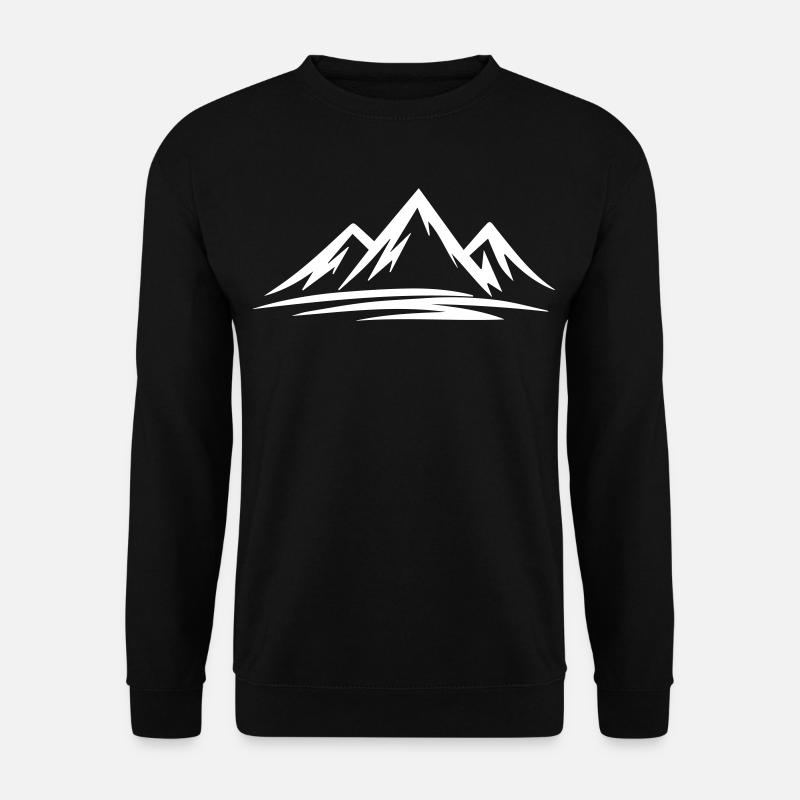 Mountains - Unisex Sweatshirt - black