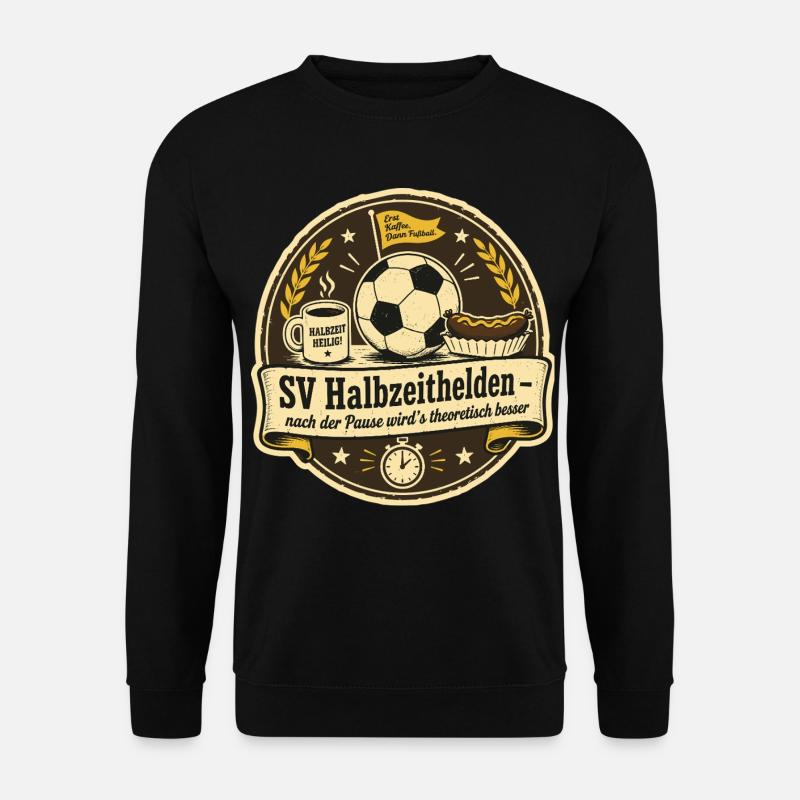 SV Halbzeithelden - Unisex Pullover - Schwarz
