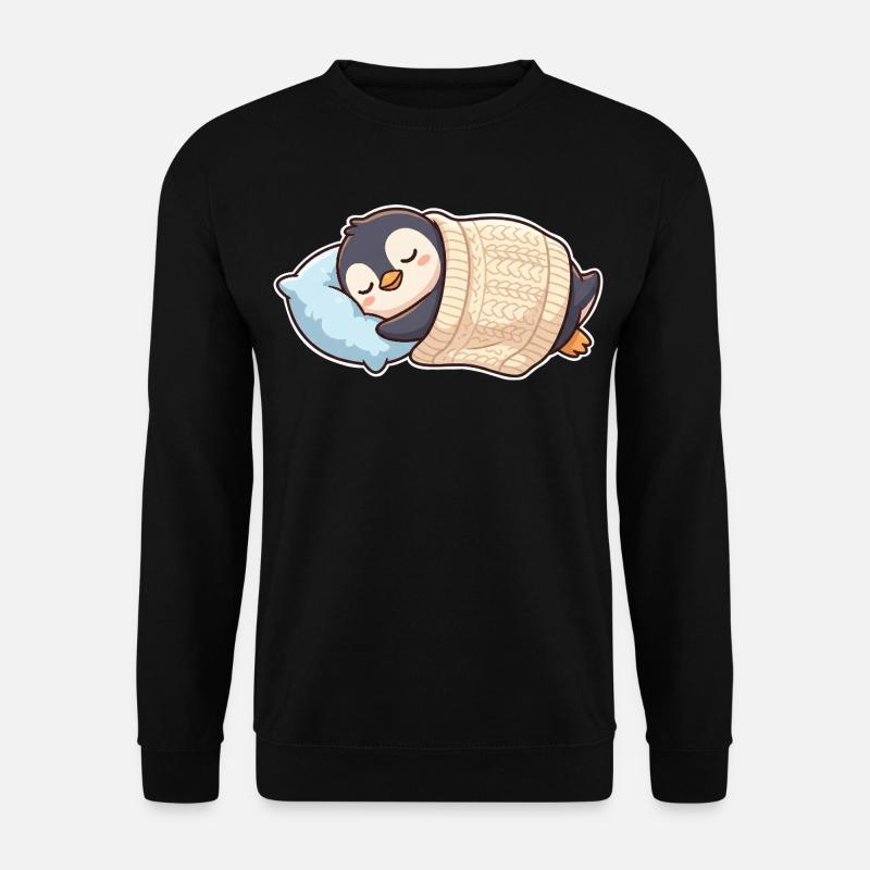 Penguin dort - Sweat-shirt Unisexe - noir