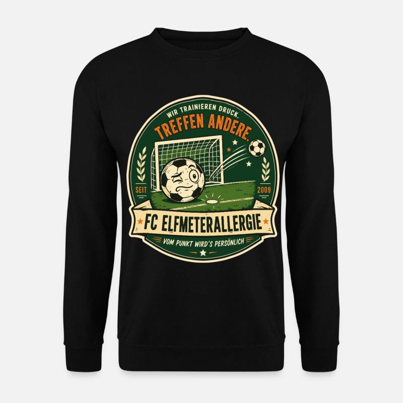FC Elfmeterallergie - Unisex Pullover - Schwarz