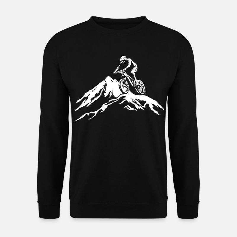 Mountainbike - Unisex Pullover - Schwarz