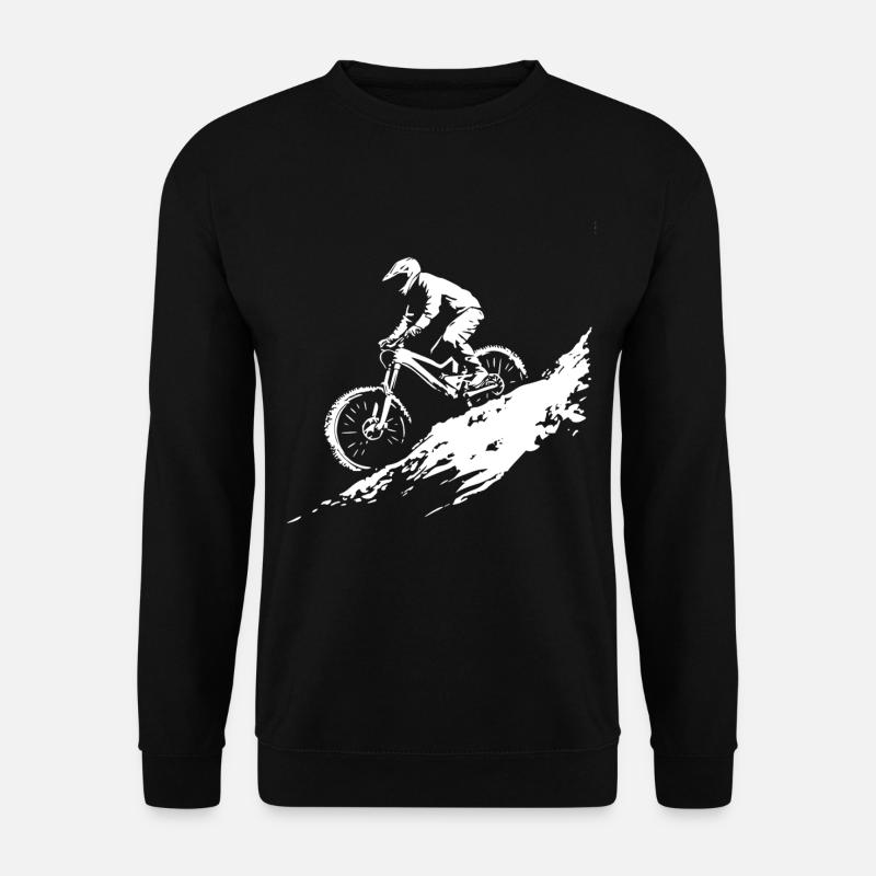 Mountainbike - Unisex Pullover - Schwarz