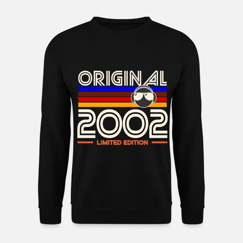 Original 2002 Limited Edition Retro - Unisex Sweatshirt - black