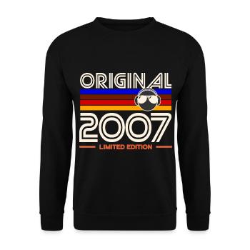 Original 2007 édition limitée - Sweat-shirt Unisexe - noir - Devant - Alina (178cm) & Michal (187cm)