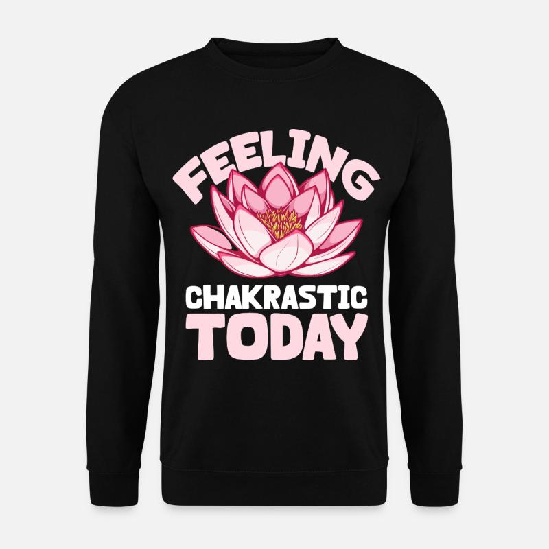 Chakra Feeling - Gute Energie - Unisex Pullover - Schwarz