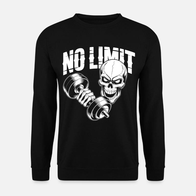 Skull Workout - Unisex Sweatshirt - black