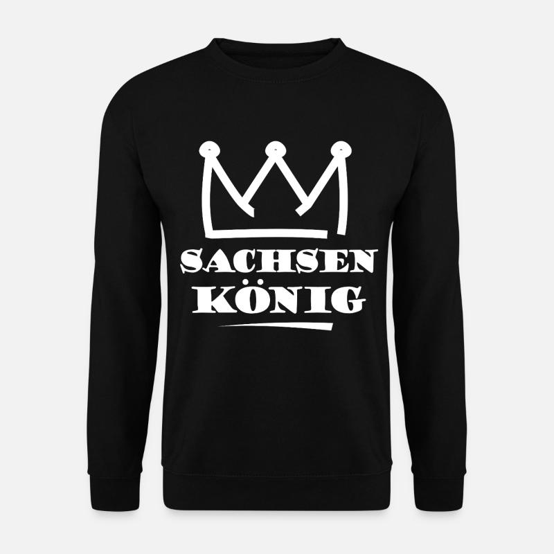 Sachsen König Krone Logo - Unisex Pullover - Schwarz