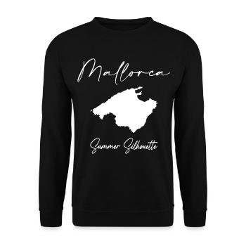 Majorca - Unisex Sweatshirt - black - Front - Alina (178cm) & Michal (187cm)
