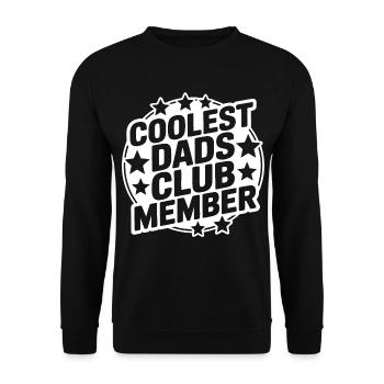 Super Papa Club - Sweat-shirt Unisexe - noir - Devant - Alina (178cm) & Michal (187cm)