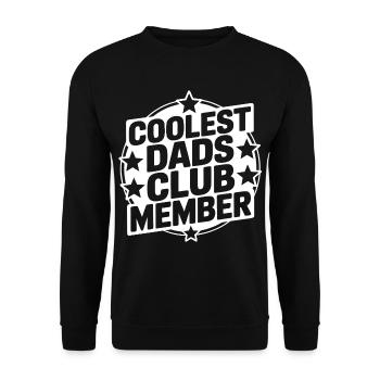 Super Papa Club - Sweat-shirt Unisexe - noir - Devant - Alina (178cm) & Michal (187cm)