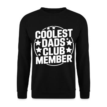 Papa le plus cool - Sweat-shirt Unisexe - noir - Devant - Alina (178cm) & Michal (187cm)