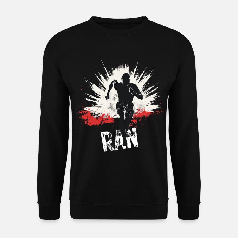 Running Jogging Runner Sprint Design - Unisex Sweatshirt - black