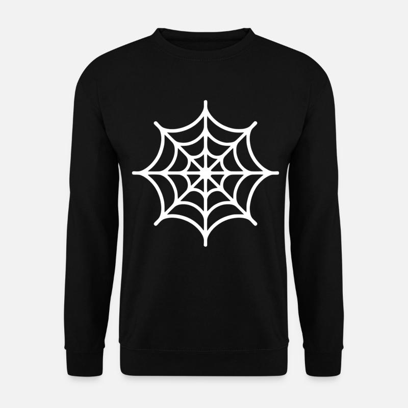 Spinnennetz Spinne - Unisex Pullover - Schwarz