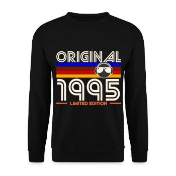 Original 1995 Limited Edition - Unisex Sweatshirt - black - Front - Alina (178cm) & Michal (187cm)