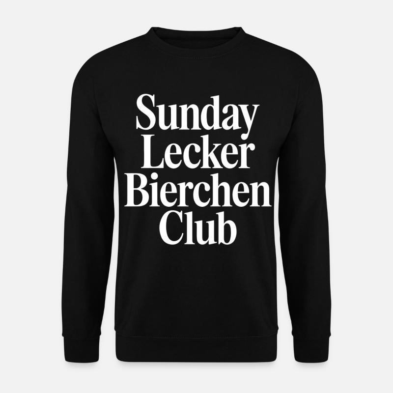 Sunday Lecker Bierchen Club - Unisex Pullover - Schwarz