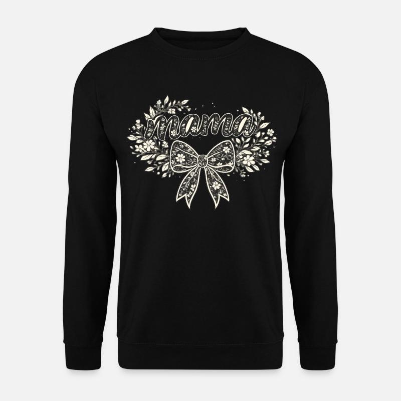 Mom Gift: Retro Mama Visual - Unisex Sweatshirt - black