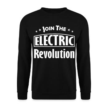 Logo de la Révolution électrique - Sweat-shirt Unisexe - noir - Devant - Alina (178cm) & Michal (187cm)