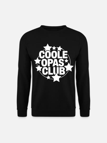 Cool Grandpa's Club Emblem - Unisex Sweatshirt - black